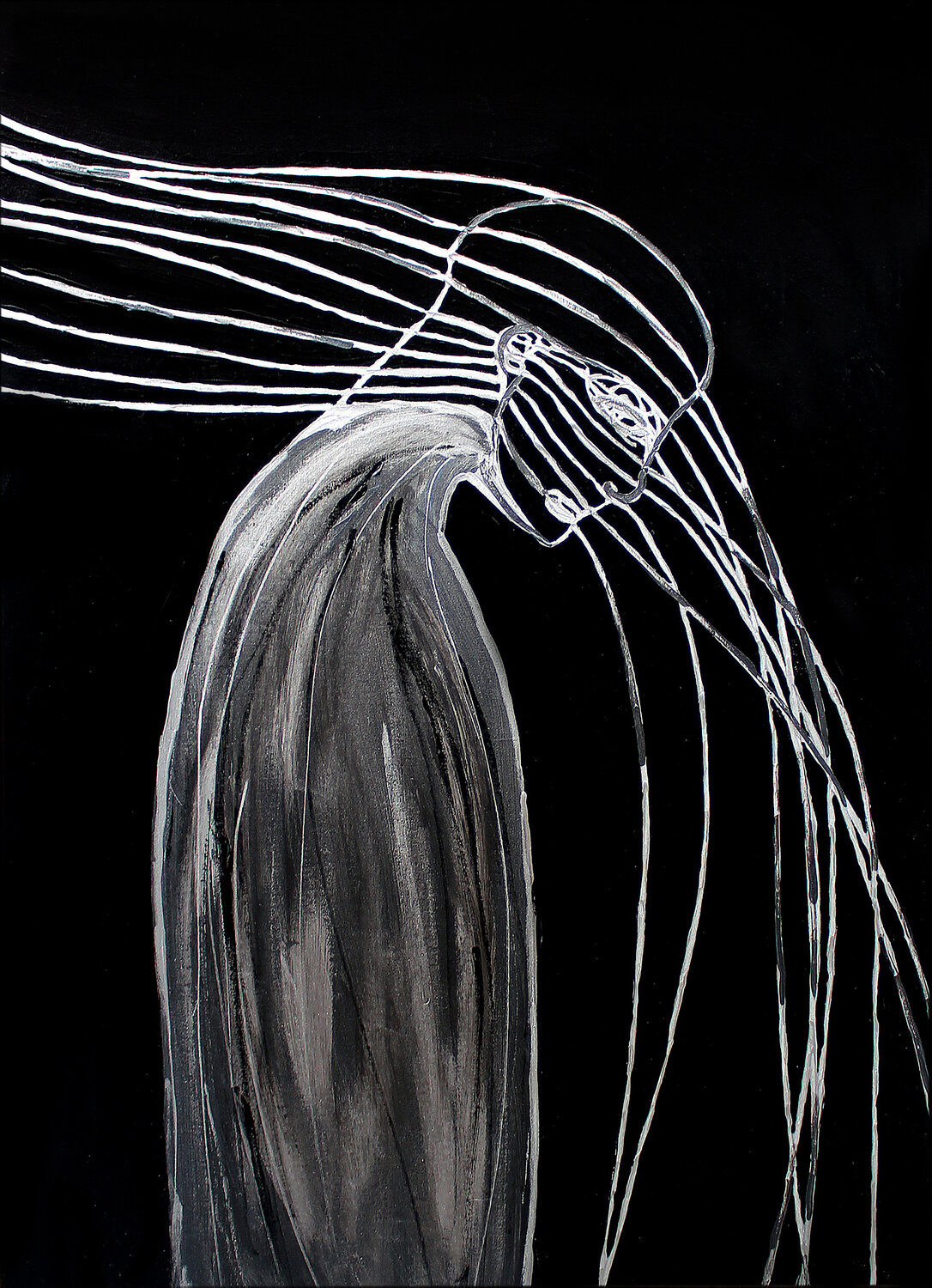 Gravity XIII – The Bend of Surrender (Original Series – Hand Painted) Juca Maximo Originalgemälde zu verkaufen