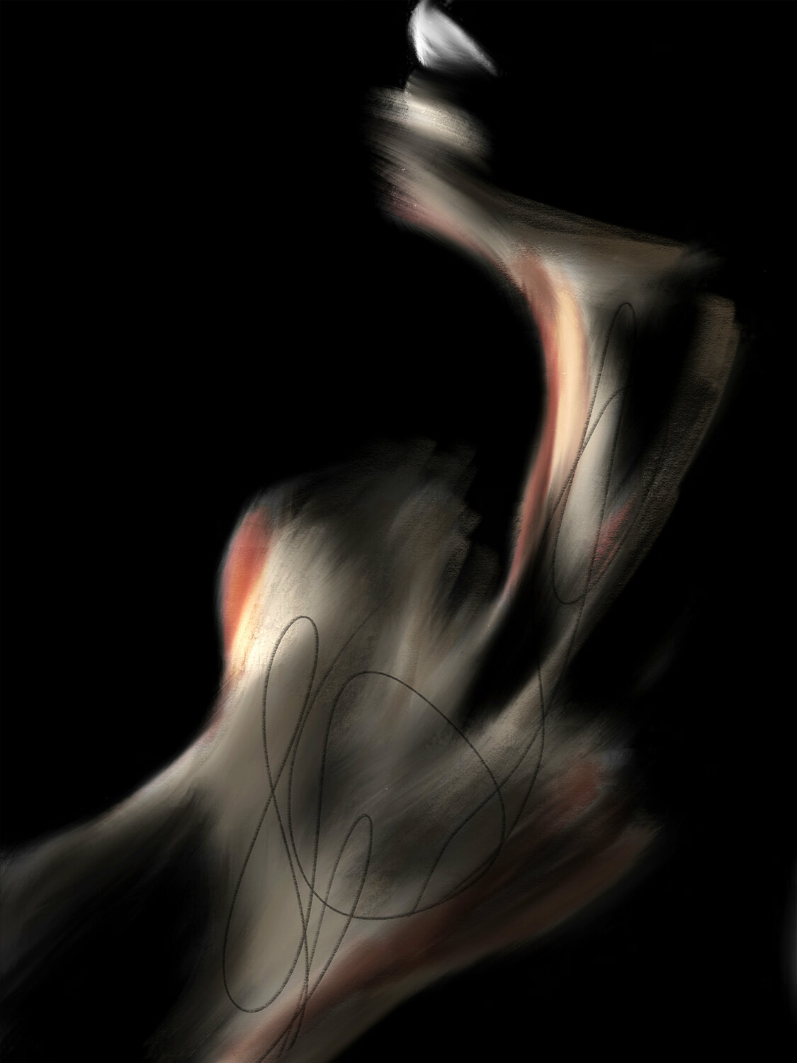 Sensuality III - Limited Edition 1/9 (Work painted by hand) Juca Maximo