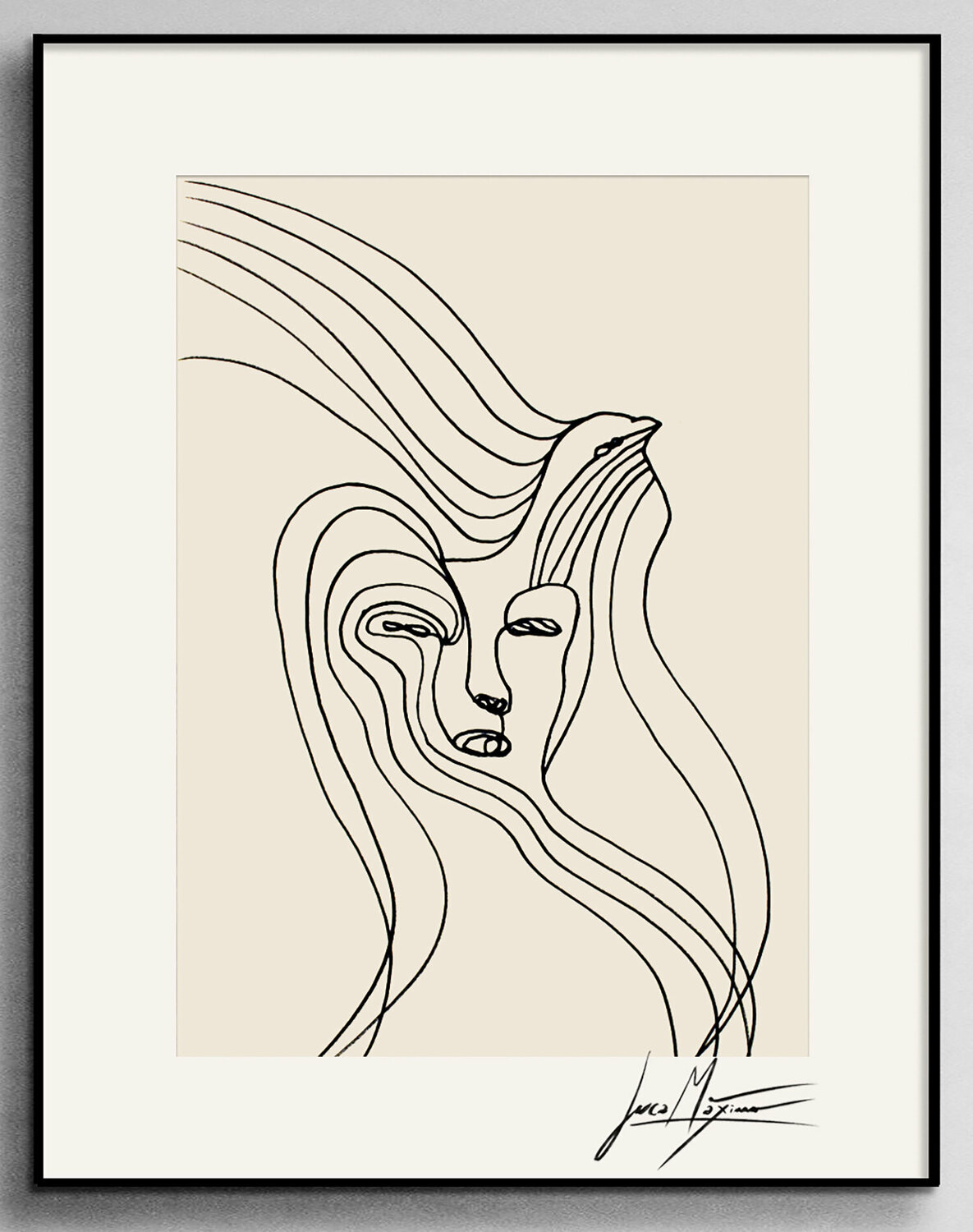 Sketch n78 – Where the Spirit Rises (Original Series – Hand Painted 1/1) Juca Maximo Disegno in vendita