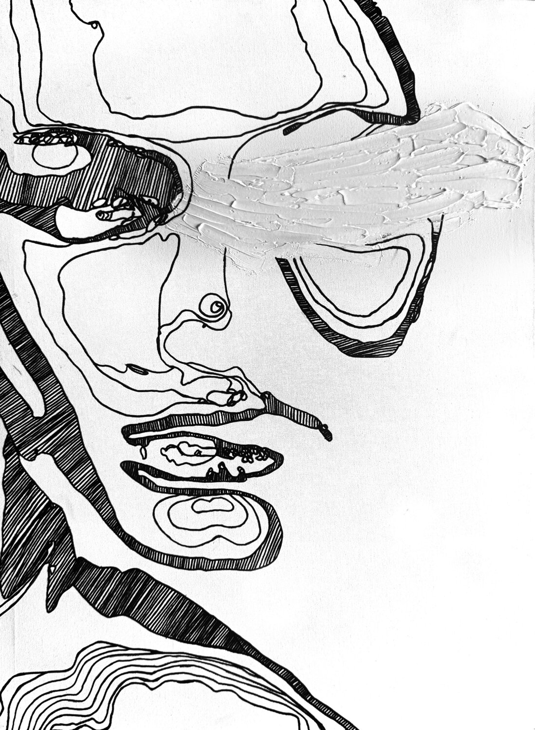 Traces II – What the Eyes Leave Behind | Original Hand-Painted) Juca Maximo