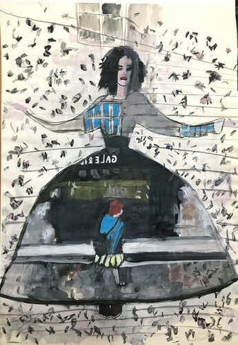 Apparition by Aliénor de Cellès, 종이 for Sale on Singulart