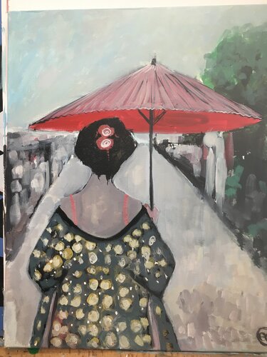 Demain par Aliénor de Cellès, Peinture en vente sur Singulart