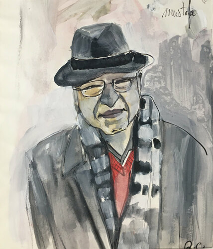 Mustafa by Aliénor de Cellès, 종이 for Sale on Singulart