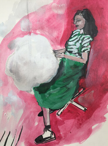 Apprivoiser les nuages by Aliénor de Cellès, 종이 for Sale on Singulart