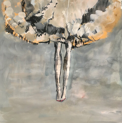 Jambes en l'air von Aliénor de Cellès, Werk auf Papier kaufen auf Singulart