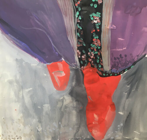 contre-plongée by Aliénor de Cellès, Work on Paper for Sale on Singulart