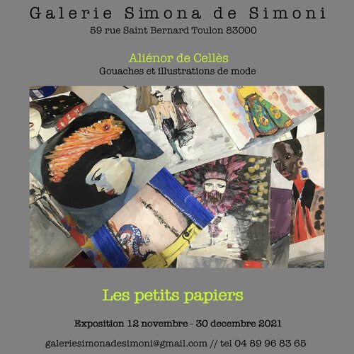 Affiche exposition Aliénor de Cellès