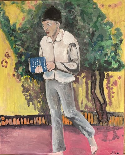 Les pieds sur terre by Aliénor de Cellès, Painting for Sale on Singulart