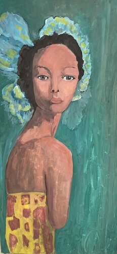 Femme fleur van Aliénor de Cellès, Schilderij te koop op Singulart