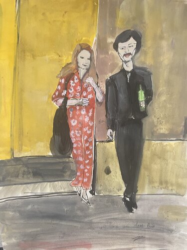 Un soir dans Paris di Aliénor de Cellès, Pittura in vendita su Singulart