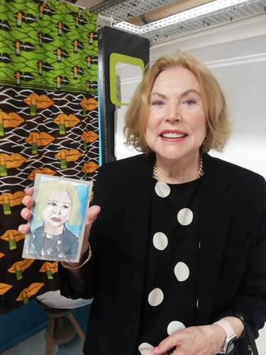 Portrait instantané 9 minutes van Aliénor de Cellès, Schilderij te koop op Singulart