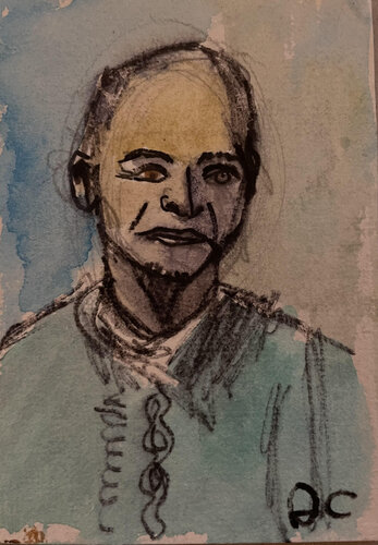 Portrait instantané 9 minutes van Aliénor de Cellès, Schilderij te koop op Singulart