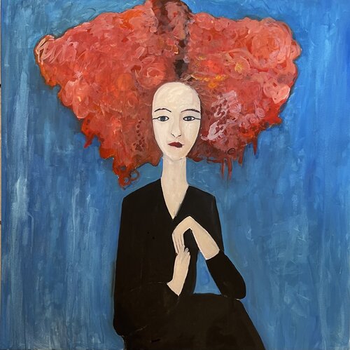 variation autour d’un de mes tableaux par Aliénor de Cellès, Peinture en vente sur Singulart