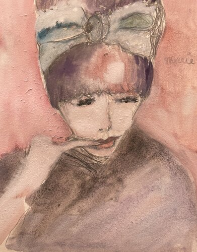 Gouache préparatoire di Aliénor de Cellès, Opera su carta in vendita su Singulart