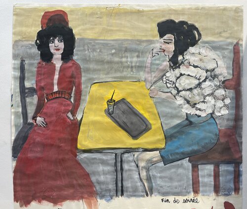 Fin de soirée by Aliénor de Cellès, Painting for Sale on Singulart