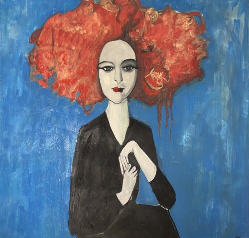 Feu intérieur by Aliénor de Cellès, Painting for Sale on Singulart