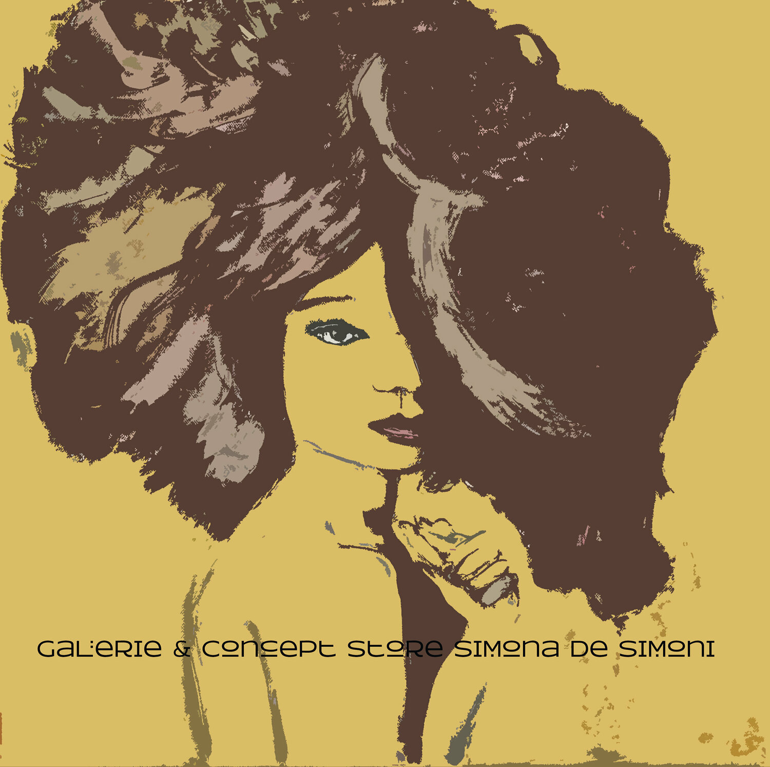 Affiche Galerie Simona de Simoni Aliénor de Cellès Digital zu verkaufen