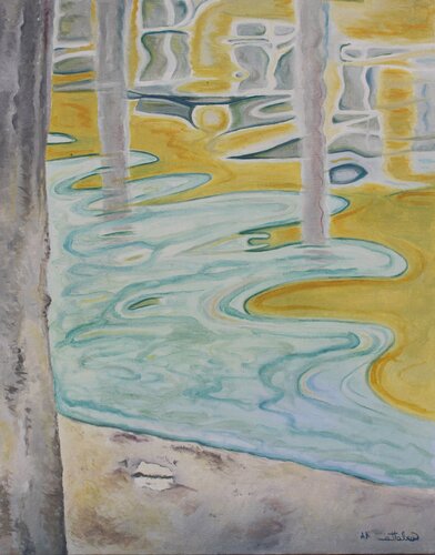Persi in Laguna van Carlotta Mantovani, Schilderij te koop op Singulart