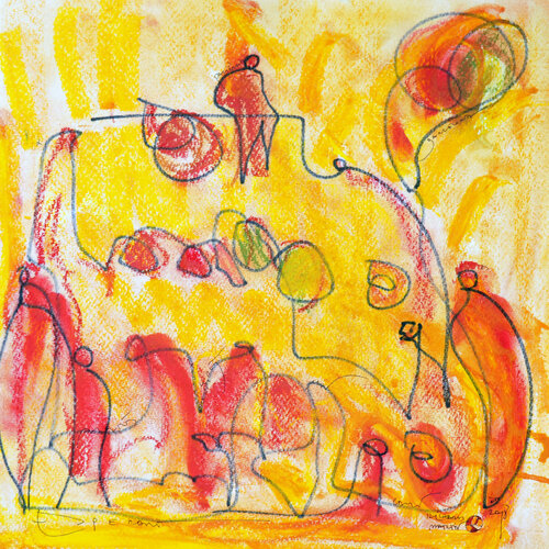 © Esperando - curvisme 161 von Richard Martin, Werk auf Papier kaufen auf Singulart
