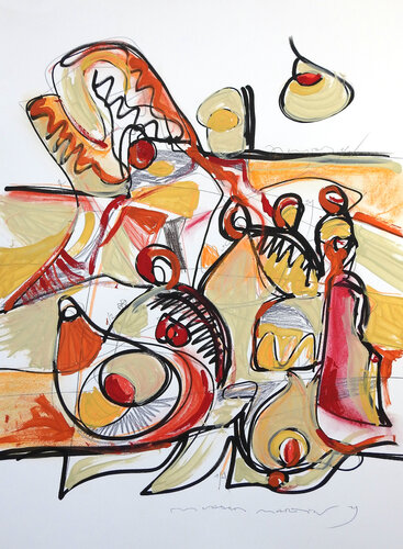 © Curvisme 450 by Richard Martin, Work on Paper for Sale on Singulart