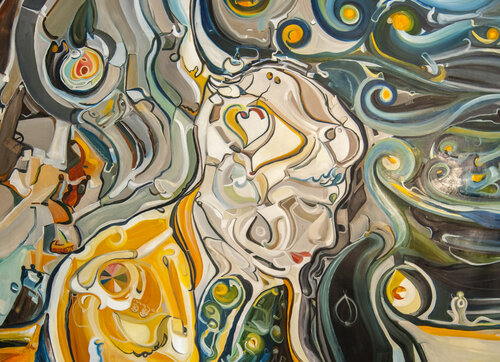 © Experiences, interconnection and meditation. di Richard Martin, Pittura in vendita su Singulart