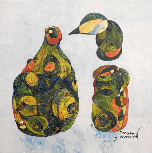 © Pasado, presente y futuro by Richard Martin, Painting for Sale on Singulart