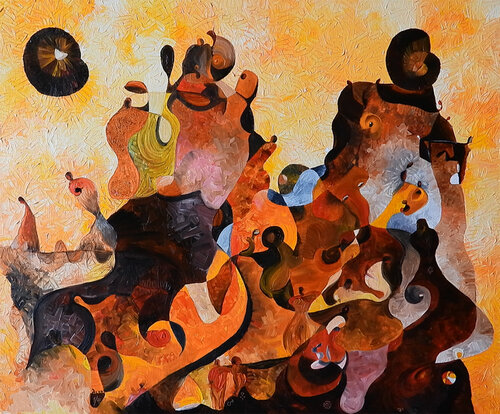 © To climb La Pedrera von Richard Martin, Malerei kaufen auf Singulart
