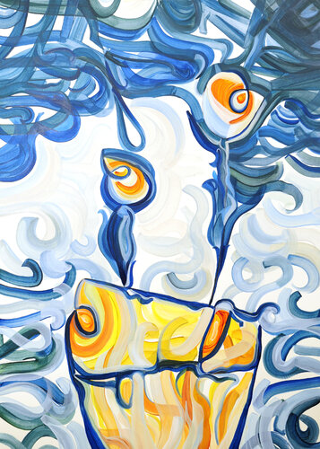 ©  Waiting for the first drop of water by Richard Martin, Work on Paper for Sale on Singulart
