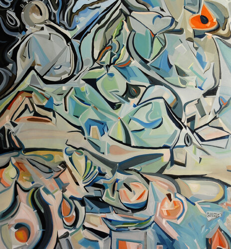 © El demiürgo de lo material a lo espiritual di Richard Martin, Pittura in vendita su Singulart
