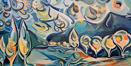 © Porta ad Shangri-La di Richard Martin, Pittura in vendita su Singulart