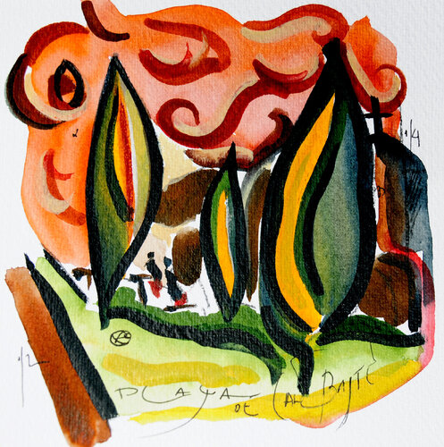 © CURV 603 - Can Basté van Richard Martin, Werk op papier te koop op Singulart