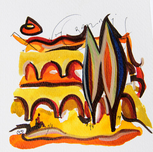 © CURV 604 - Nou Barris by Richard Martin, Work on Paper for Sale on Singulart