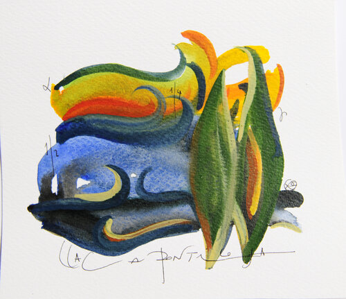 © CURV 614 - Panticosa by Richard Martin, Work on Paper for Sale on Singulart