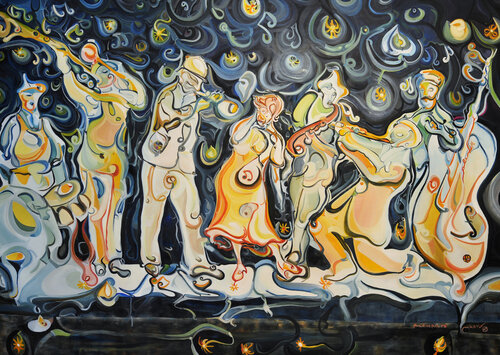 © Swing stars by Richard Martin, 인쇄 for Sale on Singulart