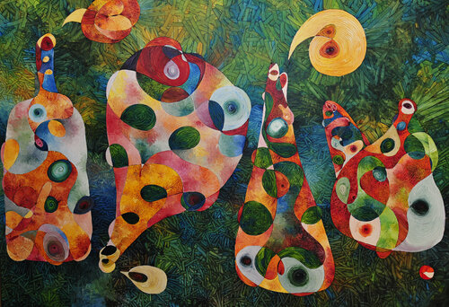 La vida es un cóctel de sensaciones poco agitado di Richard Martin, Pittura in vendita su Singulart