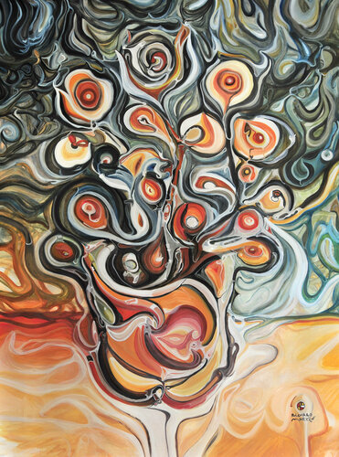 Naturaleza viva - Fibonacci van Richard Martin, Schilderij te koop op Singulart