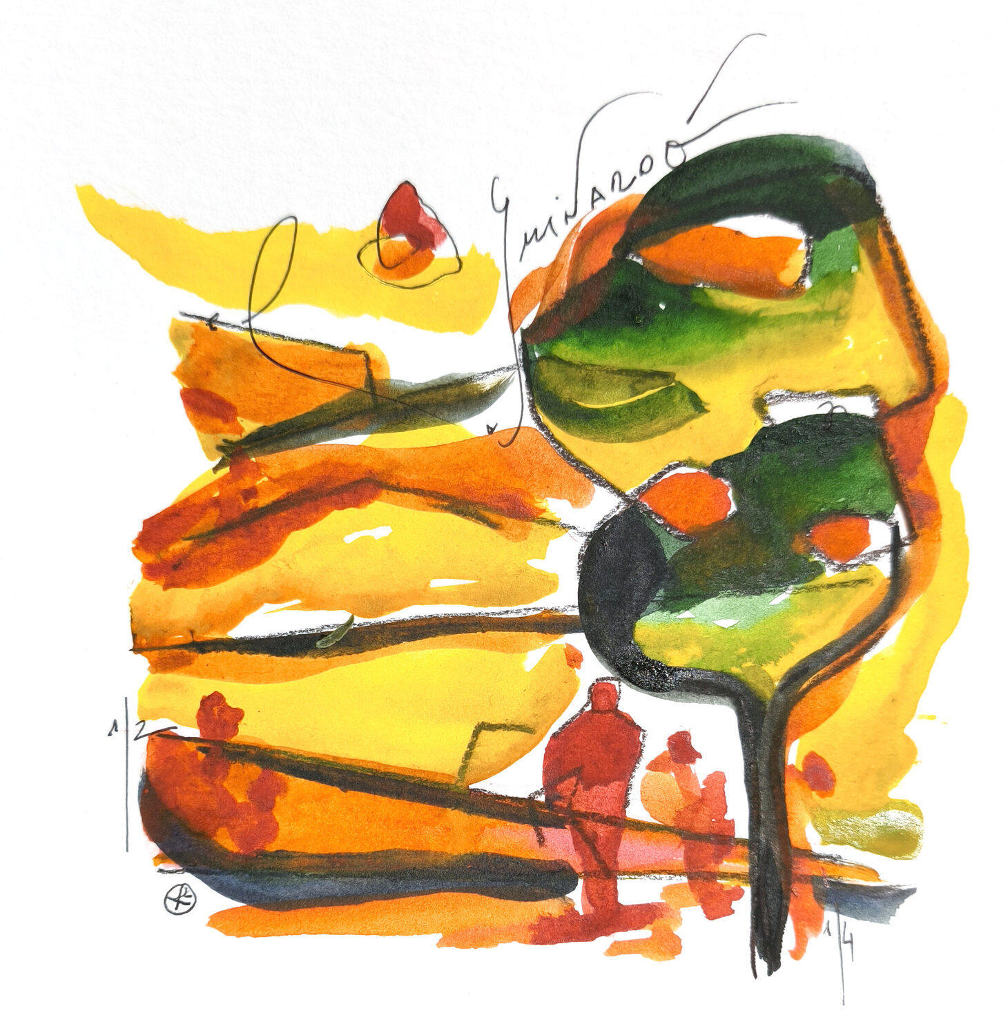 © CURV 627 - El Guinardó Richard Martin Œuvre sur papier à vendre