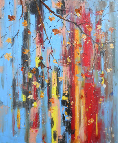 Automne en couleur by Axelle Bosler, Painting for Sale on Singulart