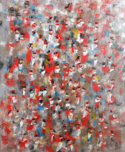 Féria Basque di Axelle Bosler, Pittura in vendita su Singulart
