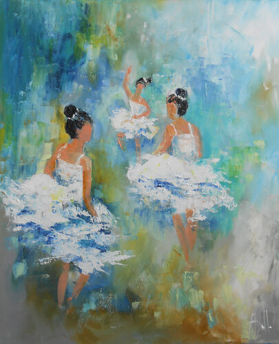 Jeunes Danseuses di Axelle Bosler, Pittura in vendita su Singulart