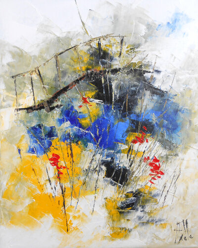 Pont suspendu di Axelle Bosler, Pittura in vendita su Singulart