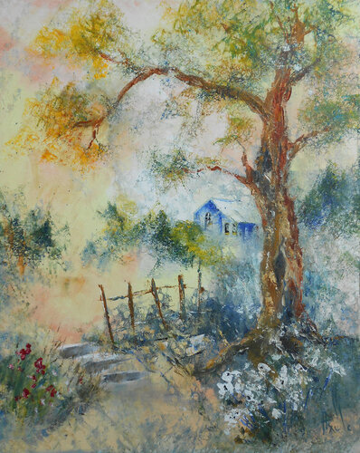 Poésie de la Nature van Axelle Bosler, Schilderij te koop op Singulart