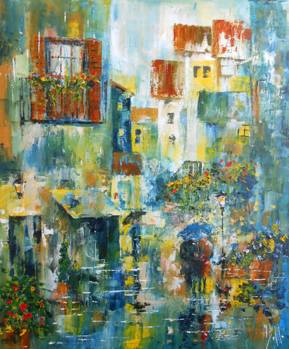 Averse printanière van Axelle Bosler, Schilderij te koop op Singulart