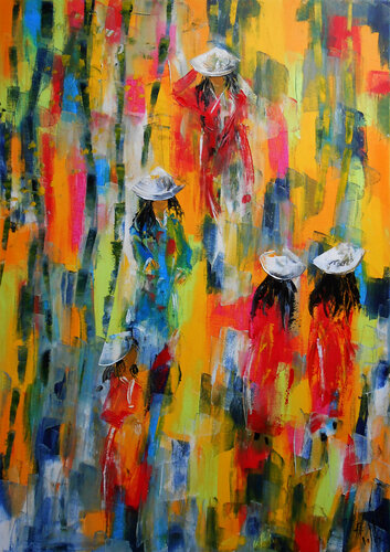 Viet nam di Axelle Bosler, Pittura in vendita su Singulart
