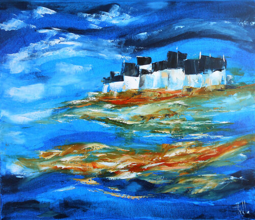 Couleurs de Bretagne van Axelle Bosler, Schilderij te koop op Singulart