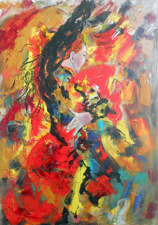 L'Andalouse -  Série Femmes de lumière II Axelle Bosler