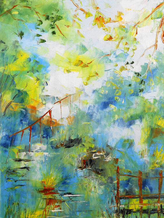 Le Jardin des reflets - Série Reflets & lumières Axelle Bosler