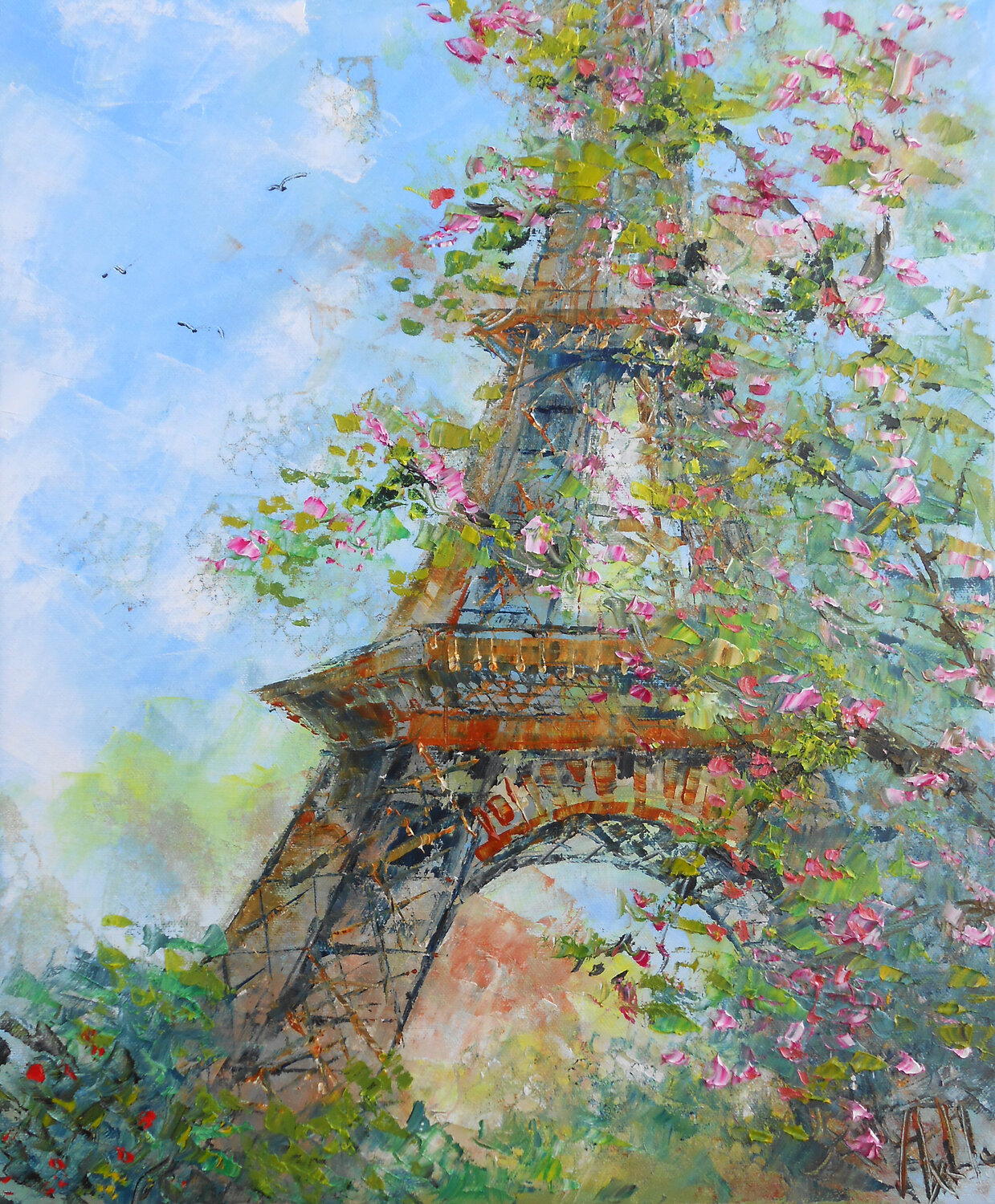 Paris au printemps Axelle Bosler