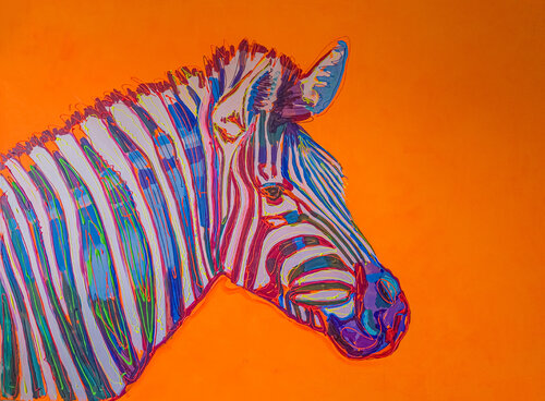 ZEBRA von Sheila González, Malerei kaufen auf Singulart