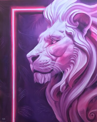 King par Sheila González, Peinture en vente sur Singulart